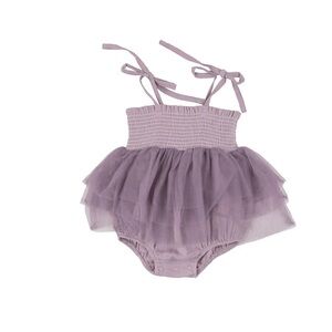 NWT Angel Dear Dusty Lavender Tutu Bubble size 12-18 months